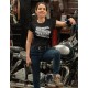 Sprüche FUN T-Shirt Damen - Bremsen macht die Felgen dreckig - DAS ORIGINAL 