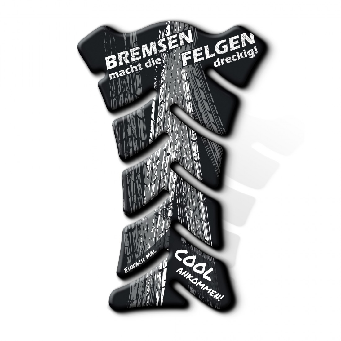 Tankpad Aus Kunstharz Für Ducati Diavel V1 - 3D Effekt Tank Schutz