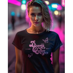 Drama Queen - Damen T-Shirt - Schwarz