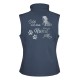 Dog Sport Vest - Softshell Vest with reflective design - navy/royal - REFLECTION SERIES