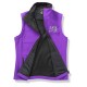 Dog Sport Vest - Softshell Vest with reflective design - purple/black - REFLECTION SERIES