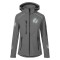 Reitjacke RIDE-PERFORMANCE PX PROFESSIONAL aus Softshell mit reflektierendem Design und Kapuze - Stahlgrau - REFLECTION SERIES