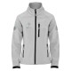 Riding jacket RIDE-PERFORMANCE RX CLASSIC - Softshell with reflective design - Pearl White - REFLECTION SERIES