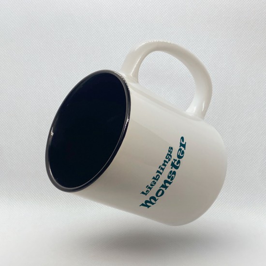 Funny mug printed with motif Favorite Monster