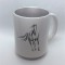 Lustige Tasse bedruckt mit Pferdemotiv