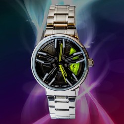 VMAX Rim Wrist Watch - Motorsport Clock Green